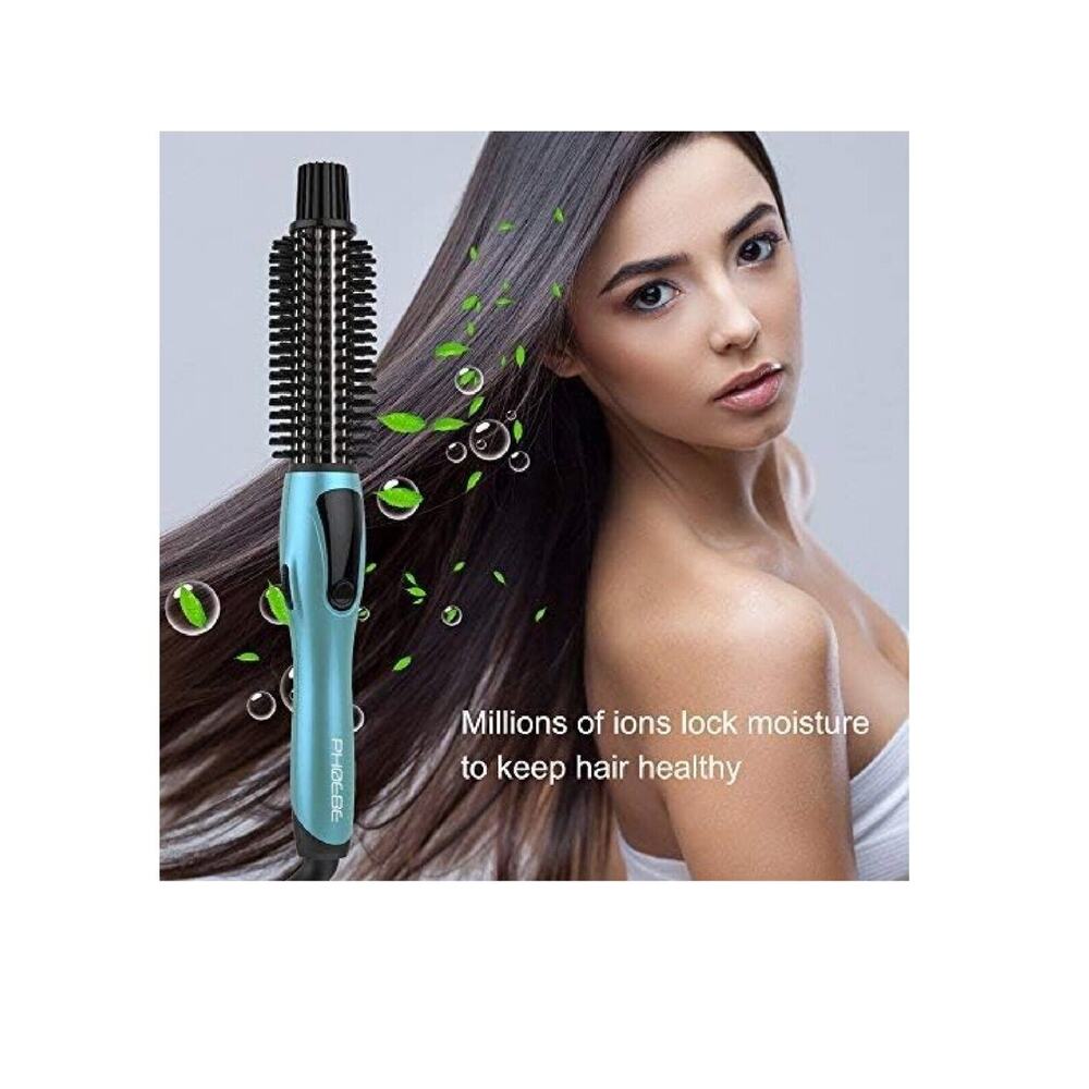 PHOEBE Curling Iron Brush 1 Inch Dual Voltage Ceramic Tourmaline Ionic Wand - Picture 8 of 8